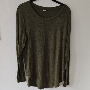 Olive Green Women's Top